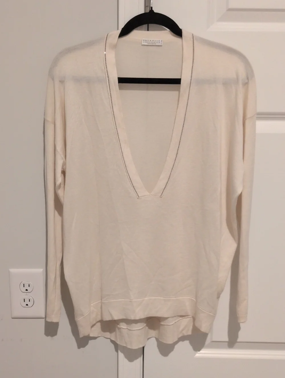 Brunello Cucinelli Cashmere/Silk Knit Top